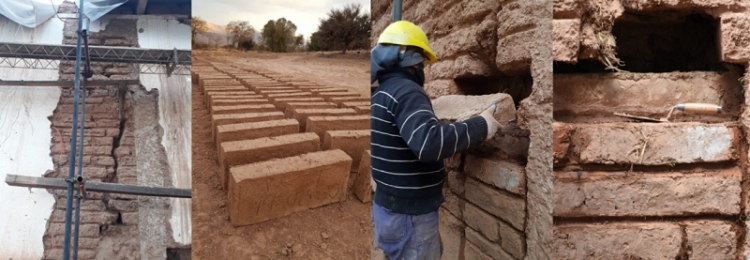Avanza la obra que devolver&aacute; a la iglesia de Uqu&iacute;a seguridad estructural