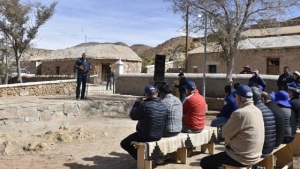 Morales inaugur&oacute; obras en Alfarcito que enaltecen y preservan su cultura