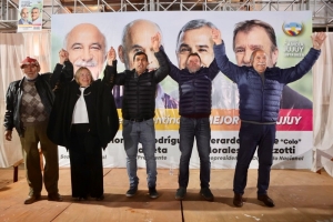 Precandidatos de Cambia Jujuy en Pampa Blanca