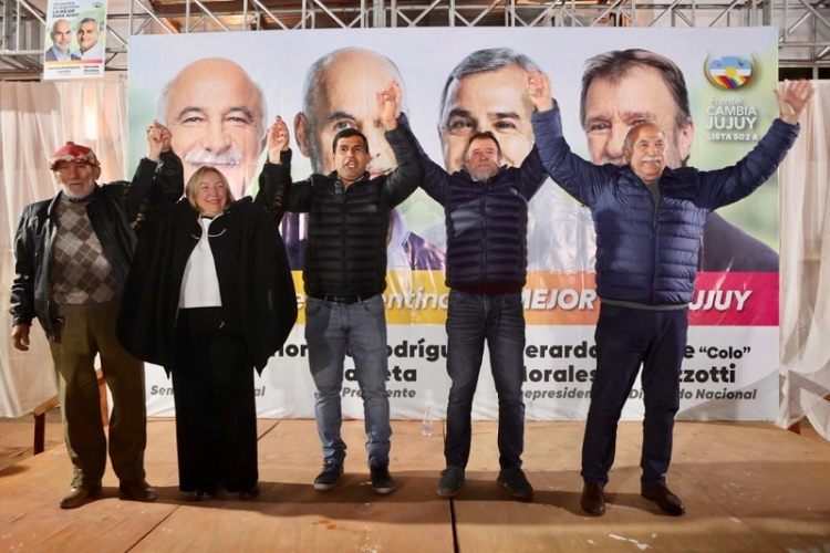 Precandidatos de Cambia Jujuy en Pampa Blanca