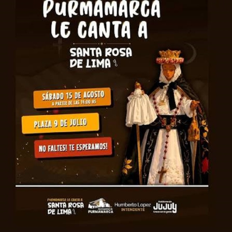 Se present&oacute; el festival "Purmamarca le canta a Santa Rosa de Lima"