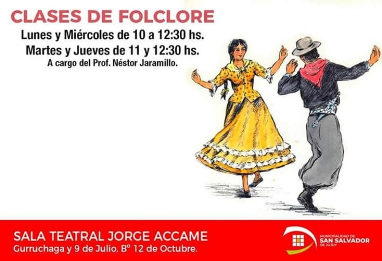 Cine M&oacute;vil y clases de tango y folclore