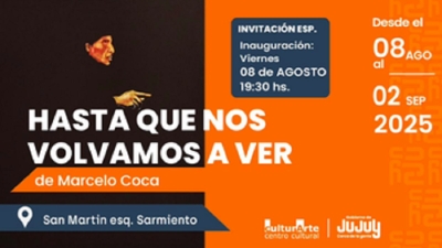 La nueva muestra de Marcelo Coca "Hasta que nos volvamos a ver" hasta el 2 de septiembre en CulturArte
