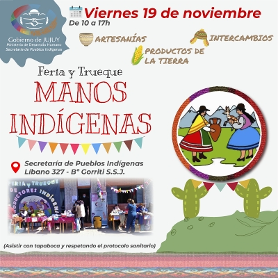 Nueva Feria y Trueque Manos Ind&iacute;genas en Capital