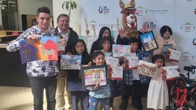 Exitoso concurso de dibujo infantil "Dibujando la llama de INPROJUY"